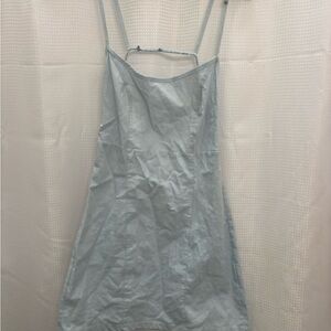 La Hearts Sky Blue Sleeveless Dress